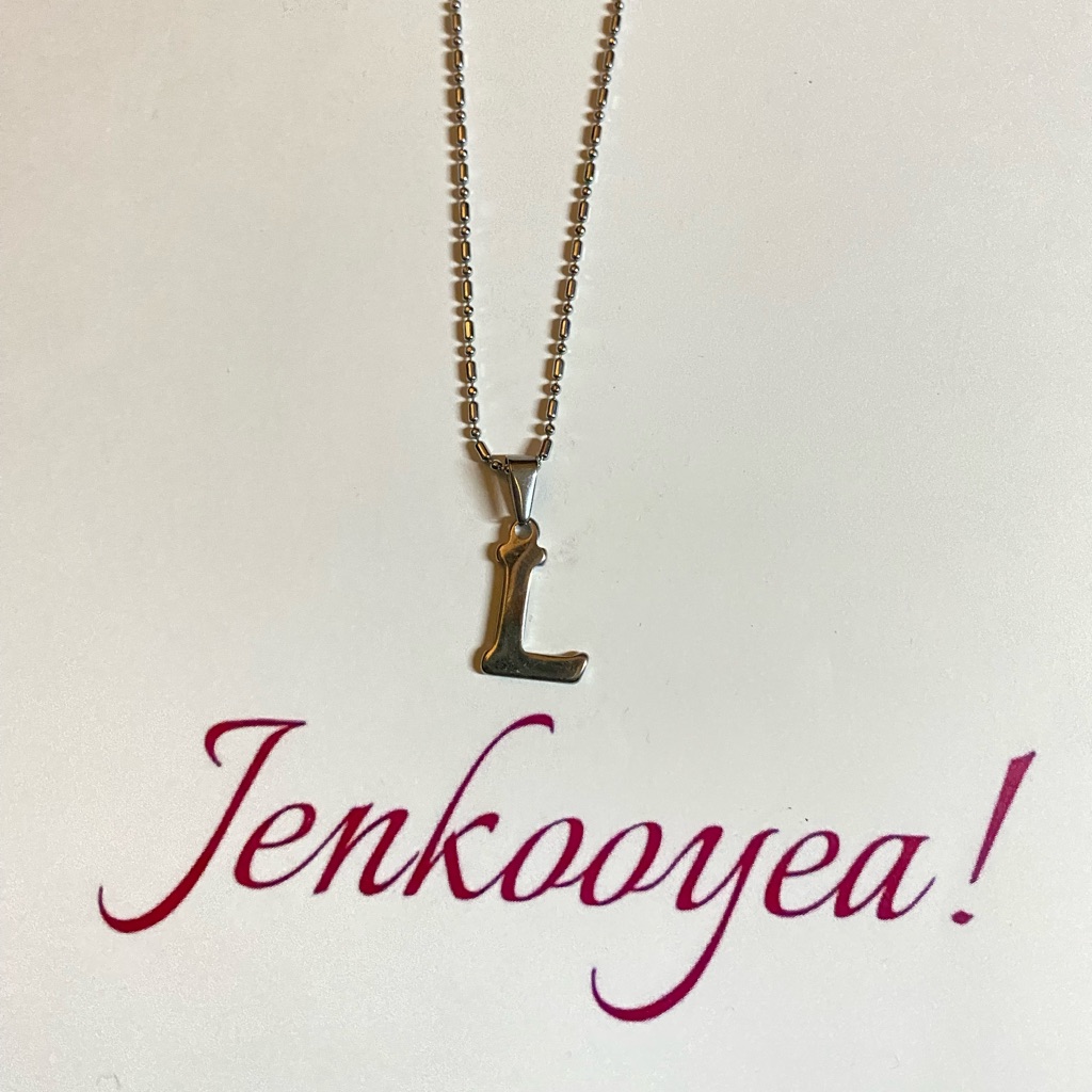 Silver Initial 'L' Necklace